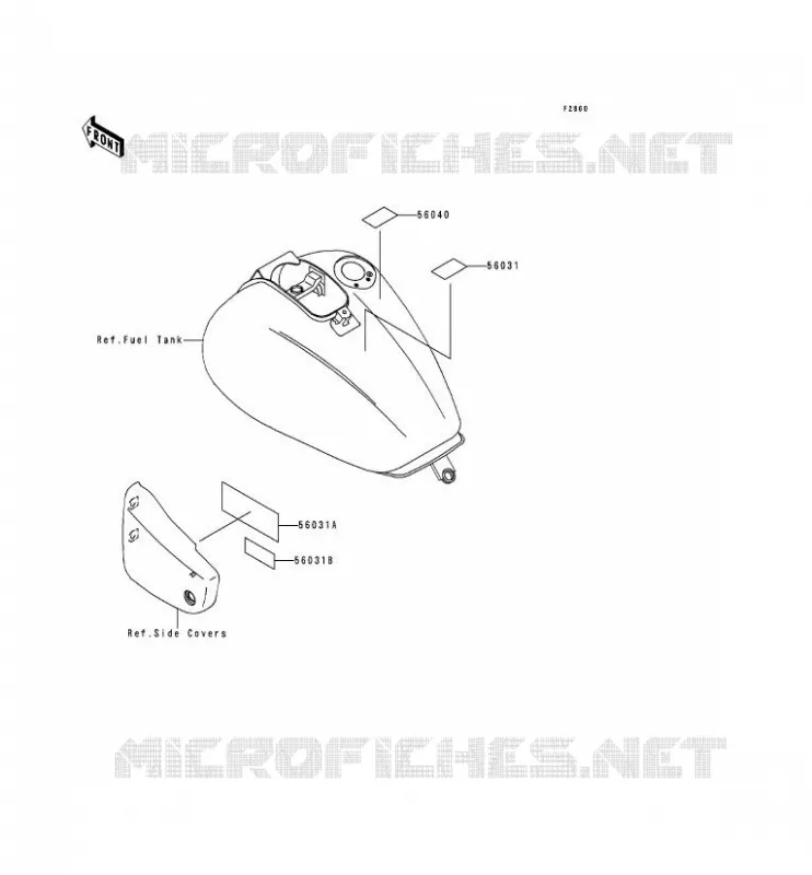 LABEL Kawasaki MOTOS 1500 1998 VN1500 CLASSIC  VN1500-E1