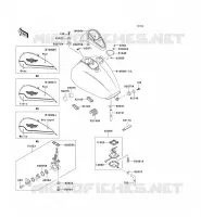 RESERVOIR CARBURANT pour Kawasaki VN1500 CLASSIC 1998