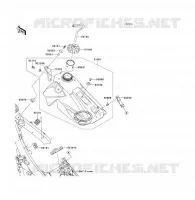 RESERVOIR CARBURANT pour Kawasaki KX450F 2009