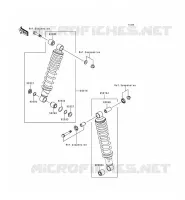 AMORTISSEUR pour Kawasaki KEF300 2000