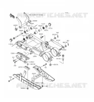 BRAS OSCILLANT pour Kawasaki KEF300 2000