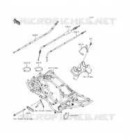 CABLES pour Kawasaki KEF300 2000