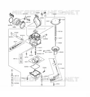 CARBURATEUR pour Kawasaki KEF300 2000