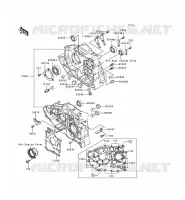 CARTER MOTEUR(S) pour Kawasaki KEF300 2000