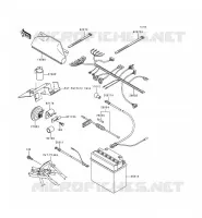 CHASSIS EQUIPMENT ELECTRIQUE pour Kawasaki KEF300 2000