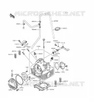 CULASSE pour Kawasaki KEF300 2000