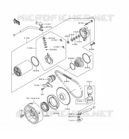 D&Eacute;MARREUR pour Kawasaki KEF300 2000