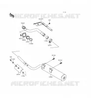 &Eacute;CHAPPEMENT pour Kawasaki KEF300 2000