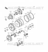 EMBRAYAGE pour Kawasaki KEF300 2000