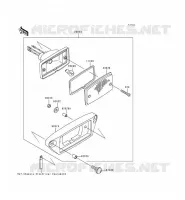 FEUX ARRI&Egrave;RE(S) pour Kawasaki KEF300 2000