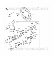 FREIN ARRIERE pour Kawasaki KEF300 2000