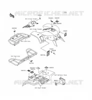 LABEL pour Kawasaki KEF300 2000