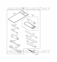 OUTIL UTILISATEUR pour Kawasaki KEF300 2000