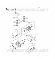 POMPE A HUILE pour Kawasaki KEF300 2000