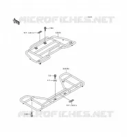 PORTE BAGAGE (S) pour Kawasaki KEF300 2000
