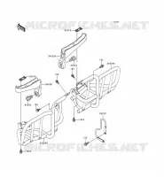 REPOSE PIED pour Kawasaki KEF300 2000