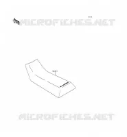 SELLE pour Kawasaki KEF300 2000