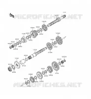 TRANSMISSION pour Kawasaki KEF300 2000