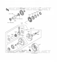 VILEBREQUIN pour Kawasaki KEF300 2000