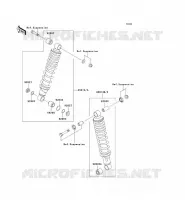 AMORTISSEUR pour Kawasaki KFX300 2001