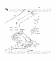 CABLES pour Kawasaki KFX300 2001