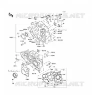 CARTER MOTEUR(S) pour Kawasaki KFX300 2001