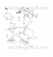 CHASSIS EQUIPMENT ELECTRIQUE pour Kawasaki KFX300 2001