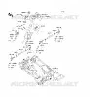 CH&Acirc;SSIS pour Kawasaki KFX300 2001