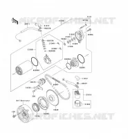D&Eacute;MARREUR pour Kawasaki KFX300 2001