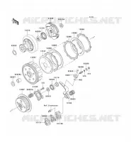EMBRAYAGE pour Kawasaki KFX300 2001