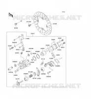FREIN ARRIERE pour Kawasaki KFX300 2001