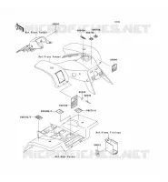 LABEL pour Kawasaki KFX300 2001