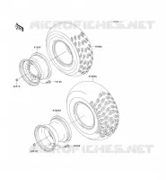 PNEUS pour Kawasaki KFX300 2001