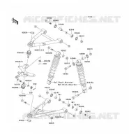 SUSPENSION pour Kawasaki KFX300 2001