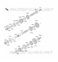 TRANSMISSION pour Kawasaki KFX300 2001