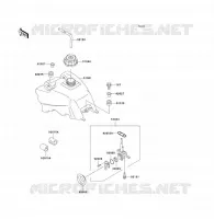 RESERVOIR CARBURANT pour Kawasaki KFX300 2002