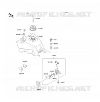 RESERVOIR CARBURANT pour Kawasaki KFX300 2004