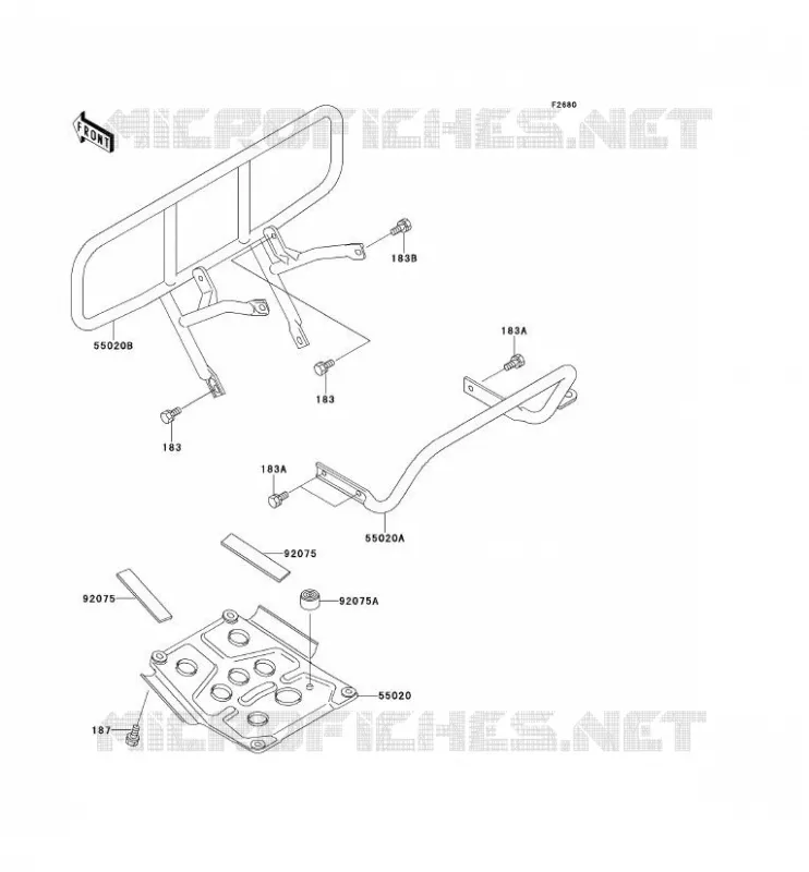 PROTECTION(S) Kawasaki QUAD 220 2000 KLF220  KLF220-A13