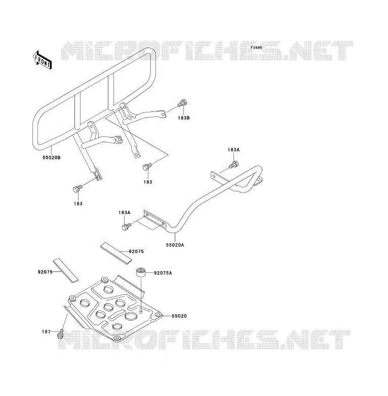 PROTECTION(S) Kawasaki QUAD 220 2002 KLF220  KLF220-A15
