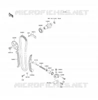 ARBRE A CAME/TENDEUR pour Kawasaki KLF250 2005