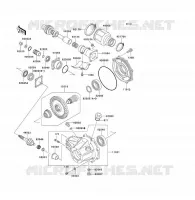 ARBRE DE TRANSMISSION/TRANS.FINALE pour Kawasaki KLF250 2005