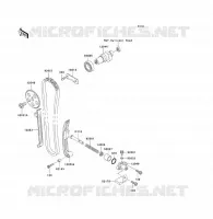 ARBRE A CAME/TENDEUR pour Kawasaki KLF250 2006