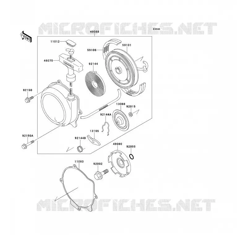 LANCEUR Kawasaki QUAD 300 2000 KLF300  KLF300-B13
