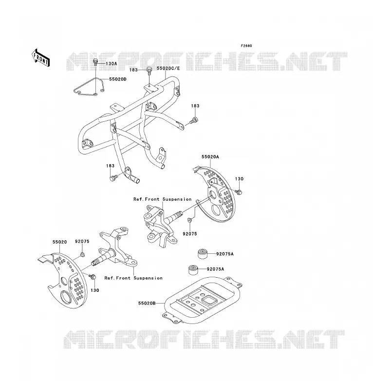 PROTECTION(S) Kawasaki QUAD 300 2000 KLF300  KLF300-B13