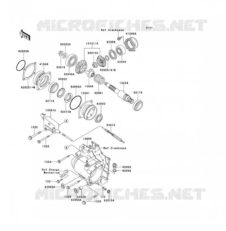 PIGNON CONIQUE AVANT Kawasaki QUAD 300 2000 KLF300  KLF300-B13