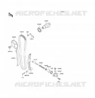 ARBRE A CAME/TENDEUR pour Kawasaki KLF300 2002