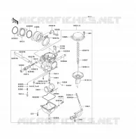 CARBURATEUR pour Kawasaki KLF300 1989