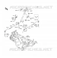 CH&Acirc;SSIS pour Kawasaki KLF300 1989