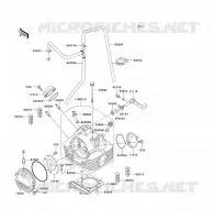 CULASSE pour Kawasaki KLF300 1989