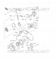 D&Eacute;MARREUR pour Kawasaki KLF300 1989